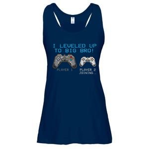 I Leveled Up To Big Bro Funny Video Game Lover Ladies Essential Flowy Tank