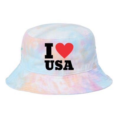 I Love Usa I Heart Usa Family Travel Usa Gift Tie Dye Newport Bucket Hat