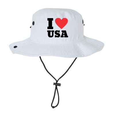 I Love Usa I Heart Usa Family Travel Usa Gift Legacy Cool Fit Booney Bucket Hat