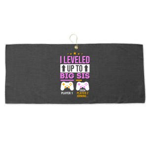 I Leveled Up To Big Sis Player 2 Joining 2024 Cute Large Microfiber Waffle Golf Towel