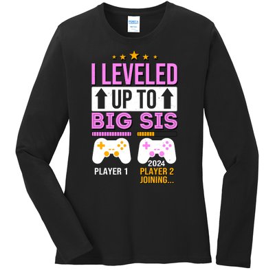 I Leveled Up To Big Sis Player 2 Joining 2024 Cute Ladies Long Sleeve Shirt