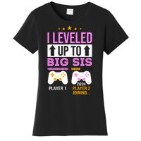 I Leveled Up To Big Sis Player 2 Joining 2024 Cute Women's T-Shirt