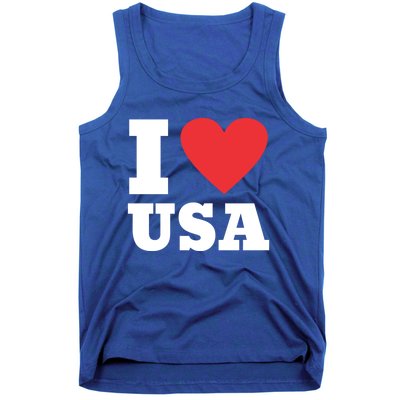 I Love Usa I Heart Usa Family Travel Usa Gift Tank Top