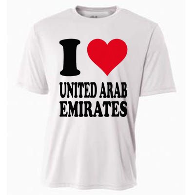 I Love United Arab Emirates Cooling Performance Crew T-Shirt