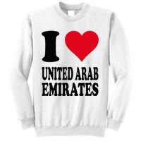 I Love United Arab Emirates Sweatshirt