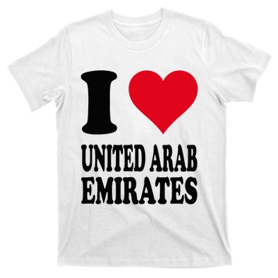 I Love United Arab Emirates T-Shirt