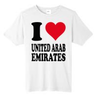 I Love United Arab Emirates Tall Fusion ChromaSoft Performance T-Shirt