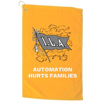 Ila Longshoremen Union Strike Port Workers Union Platinum Collection Golf Towel