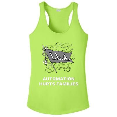 Ila Longshoremen Union Strike Port Workers Union Ladies PosiCharge Competitor Racerback Tank