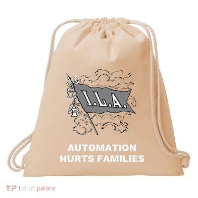 Ila Longshoremen Union Strike Port Workers Union Drawstring Bag