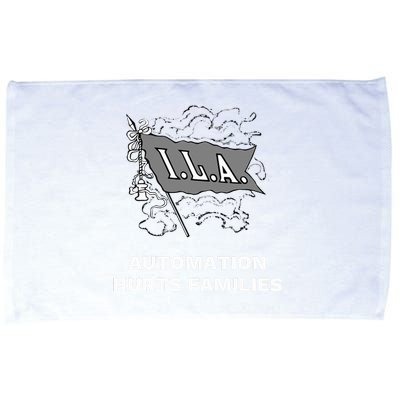 Ila Longshoremen Union Strike Port Workers Union Microfiber Hand Towel