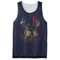 I LOVE USA American Flag And Deer Hunter Mesh Reversible Basketball Jersey Tank