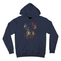 I LOVE USA American Flag And Deer Hunter Tall Hoodie