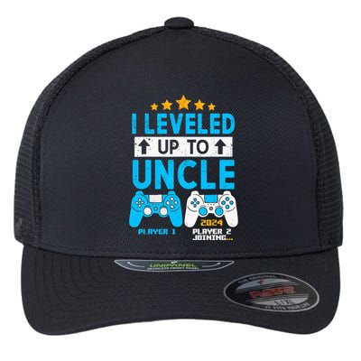 I Leveled Up To Uncle 2024 Gamer Soon To Be Uncle 2024 Flexfit Unipanel Trucker Cap