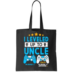 I Leveled Up To Uncle 2024 Gamer Soon To Be Uncle 2024 Tote Bag