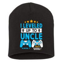 I Leveled Up To Uncle 2024 Gamer Soon To Be Uncle 2024 Short Acrylic Beanie