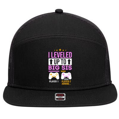 I Leveled Up To Big Sis Player 2 Joining 2024 7 Panel Mesh Trucker Snapback Hat