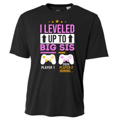 I Leveled Up To Big Sis Player 2 Joining 2024 Cooling Performance Crew T-Shirt