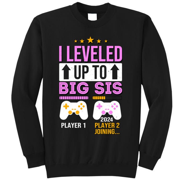 I Leveled Up To Big Sis Player 2 Joining 2024 Sweatshirt