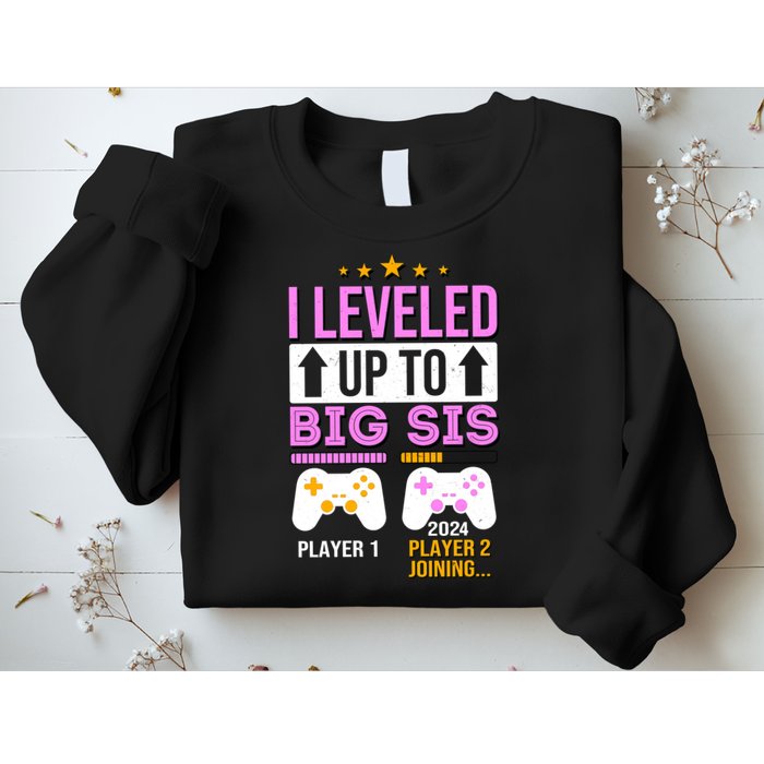 I Leveled Up To Big Sis Player 2 Joining 2024 Sweatshirt