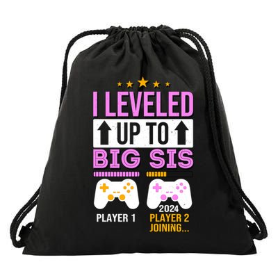 I Leveled Up To Big Sis Player 2 Joining 2024 Drawstring Bag