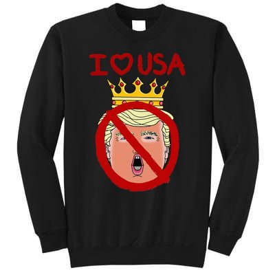 I Love Usa Cancel King Trump! Sweatshirt