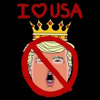 I Love Usa Cancel King Trump! Impact Tech Backpack