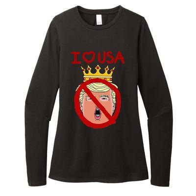 I Love Usa Cancel King Trump! Womens CVC Long Sleeve Shirt