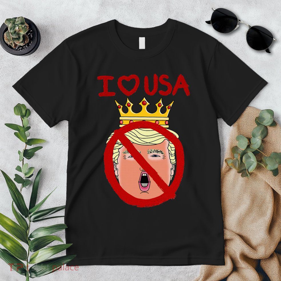 I Love Usa Cancel King Trump! Premium T-Shirt