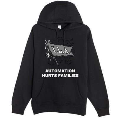 Ila Longshoremen Union Strike Port Workers Union Premium Pullover Hoodie