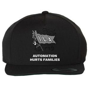 Ila Longshoremen Union Strike Port Workers Union Wool Snapback Cap