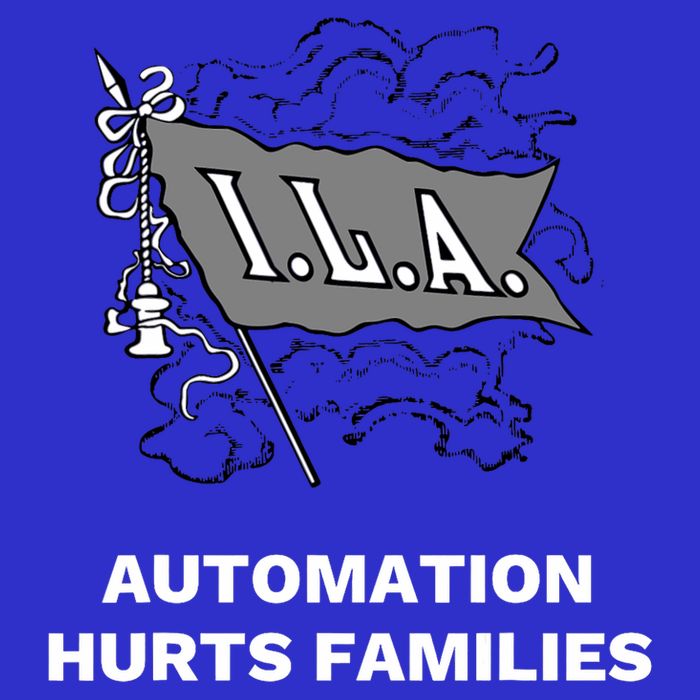 Ila Longshoremen Union Strike Port Workers Union Kids Hoodie