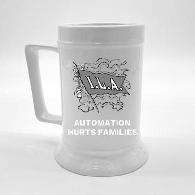 Ila Longshoremen Union Strike Port Workers Union Beer Stein