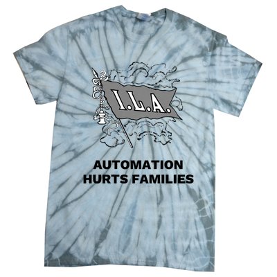 Ila Longshoremen Union Strike Port Workers Union Tie-Dye T-Shirt