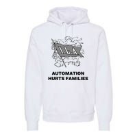 Ila Longshoremen Union Strike Port Workers Union Premium Hoodie