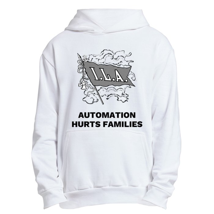 Ila Longshoremen Union Strike Port Workers Union Urban Pullover Hoodie