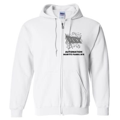 Ila Longshoremen Union Strike Port Workers Union Full Zip Hoodie