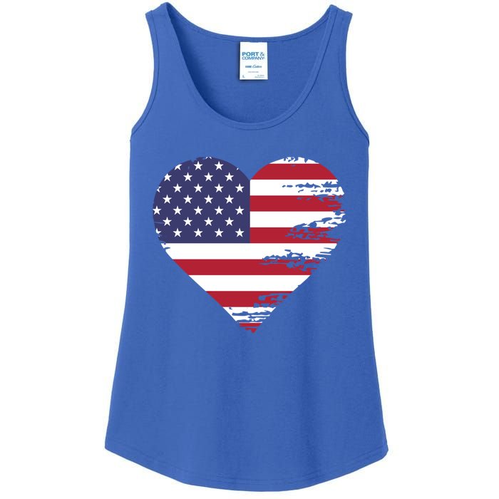 I Love Usa Cool Gift Ladies Essential Tank