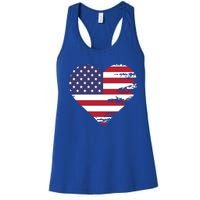 I Love Usa Cool Gift Women's Racerback Tank