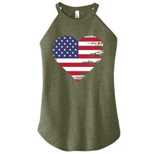 I Love Usa Cool Gift Women's Perfect Tri Rocker Tank