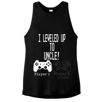 I Leveled Up To Uncle New Uncle Gaming Ladies PosiCharge Tri-Blend Wicking Tank