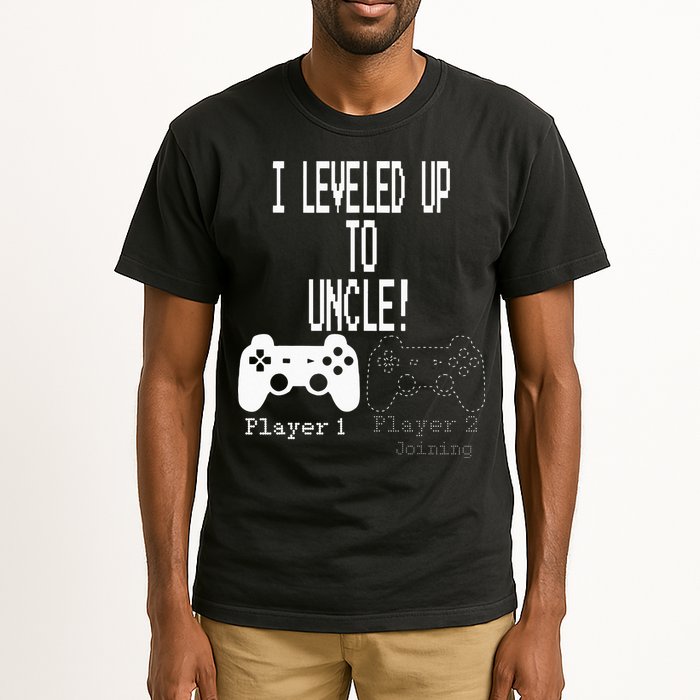 I Leveled Up To Uncle New Uncle Gaming Tall T-Shirt