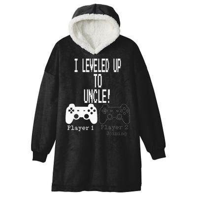 I Leveled Up To Uncle New Uncle Gaming Hooded Wearable Blanket