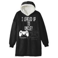 I Leveled Up To Uncle New Uncle Gaming Hooded Wearable Blanket