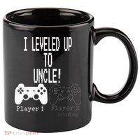 I Leveled Up To Uncle New Uncle Gaming 11oz C Handle Ceramic Mug