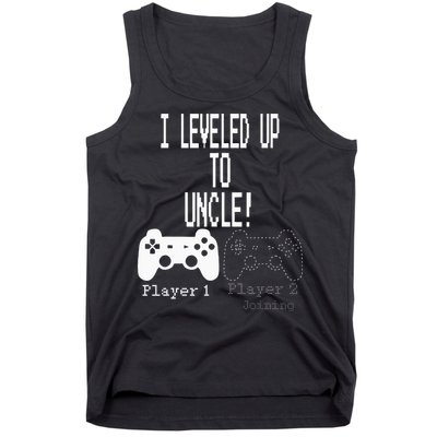 I Leveled Up To Uncle New Uncle Gaming Tank Top