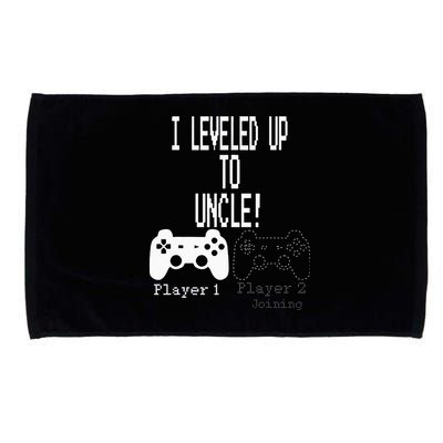 I Leveled Up To Uncle New Uncle Gaming Microfiber Hand Towel