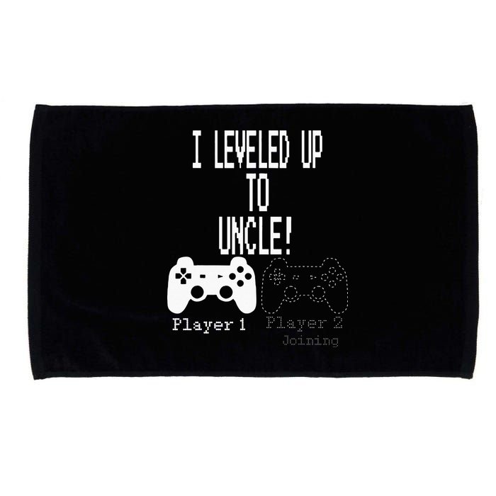 I Leveled Up To Uncle New Uncle Gaming Microfiber Hand Towel
