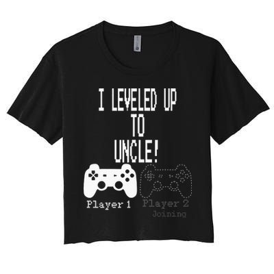 I Leveled Up To Uncle New Uncle Gaming Crop Top