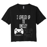 I Leveled Up To Uncle New Uncle Gaming Crop Top